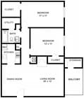 2 Bedroom 1 Bath