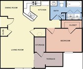 1BR/1BA