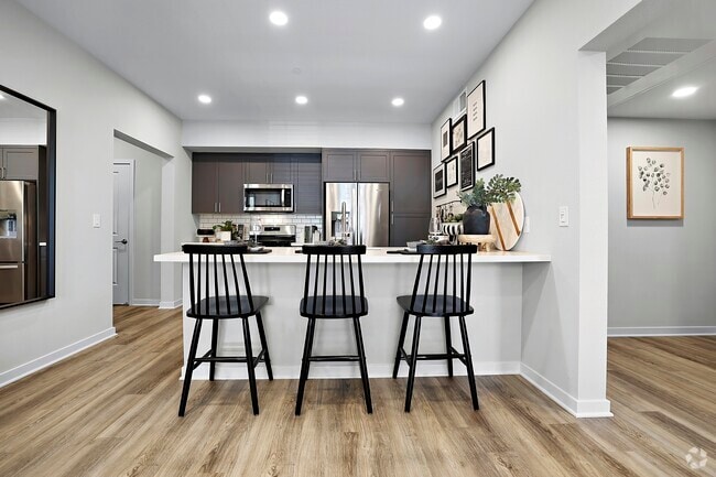View of Kitchen from Living Room