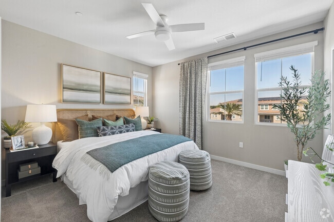 Plan 2A - 3BR, 2.5BA - 1,388SF - Bedroom