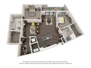 2 Bedroom - 2 Bathroom with Den