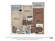 Banksia | 2 bed 2 bath | 1107 sq ft