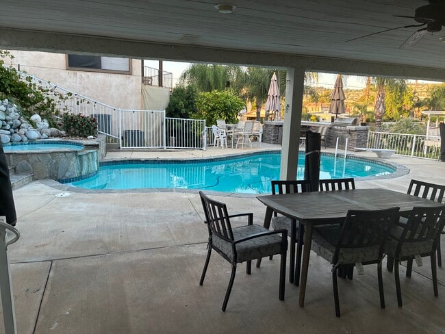 Pool and patio area