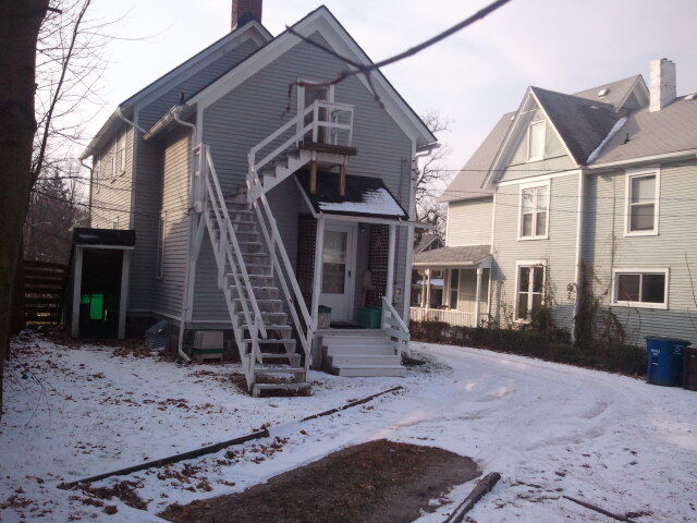 Back with fire escape - 1009 Packard St Unit #2
