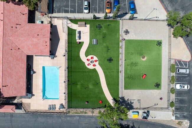 Clubhouse, Pool Dog, Park