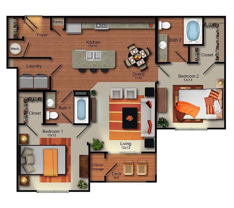 Floor Plan - Rothko