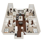 D3: 4 Bed | 4 Bath | 1200 sf