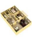 2BR/1BA