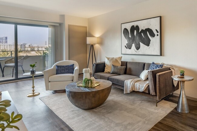 Spacious Living Room at The Rays at Vegas Towers in Las Vegas, NV 89119