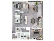 Fir floor plan 3D