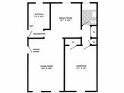 1BR/1BA - Dining Room
