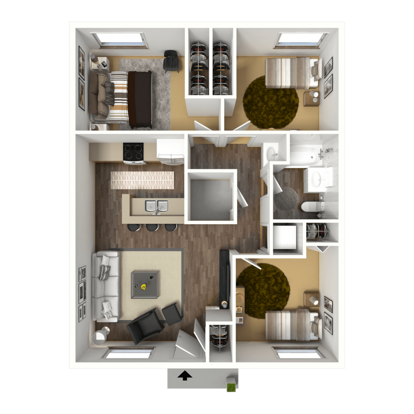 Floor Plan - 3x1S