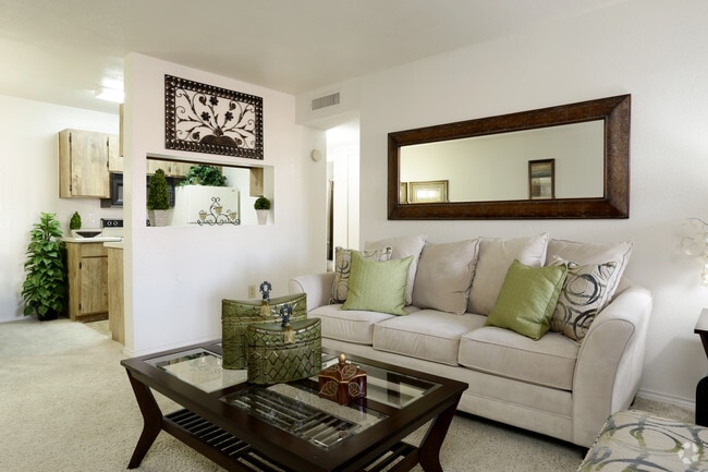 1HAB, 1BA - 550 ft² - Suite C - Sala de estar - Crest Oasis