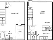 1BR/1.5BA