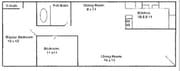 Two Bedroom- 1 1/2 Bath