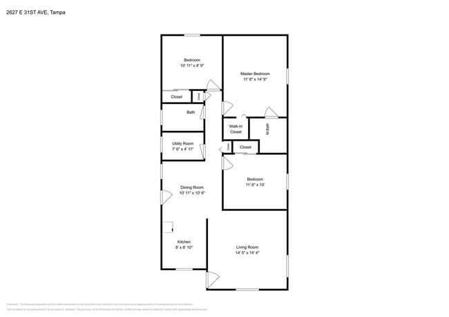 Photo - Beautifully Renovated 3 Bed 2 Bath Home with Garage in Tampa, FL