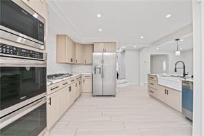 New kitchen cabinets and stainless steel appliances - 2936 Lake Ave