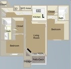 2BR/2BA