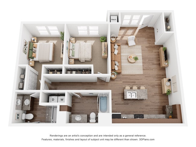 Typical Three Bedroom