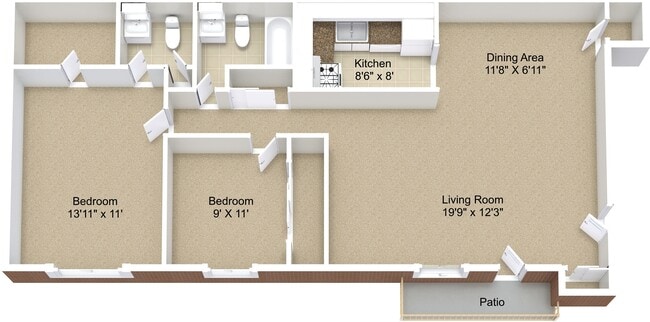 Photo - 901 W Aaron Dr Unit E