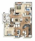 Brookstone with Sunroom_2Bed_2Bath_1211 Sq Ft