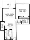 1BR/1BA