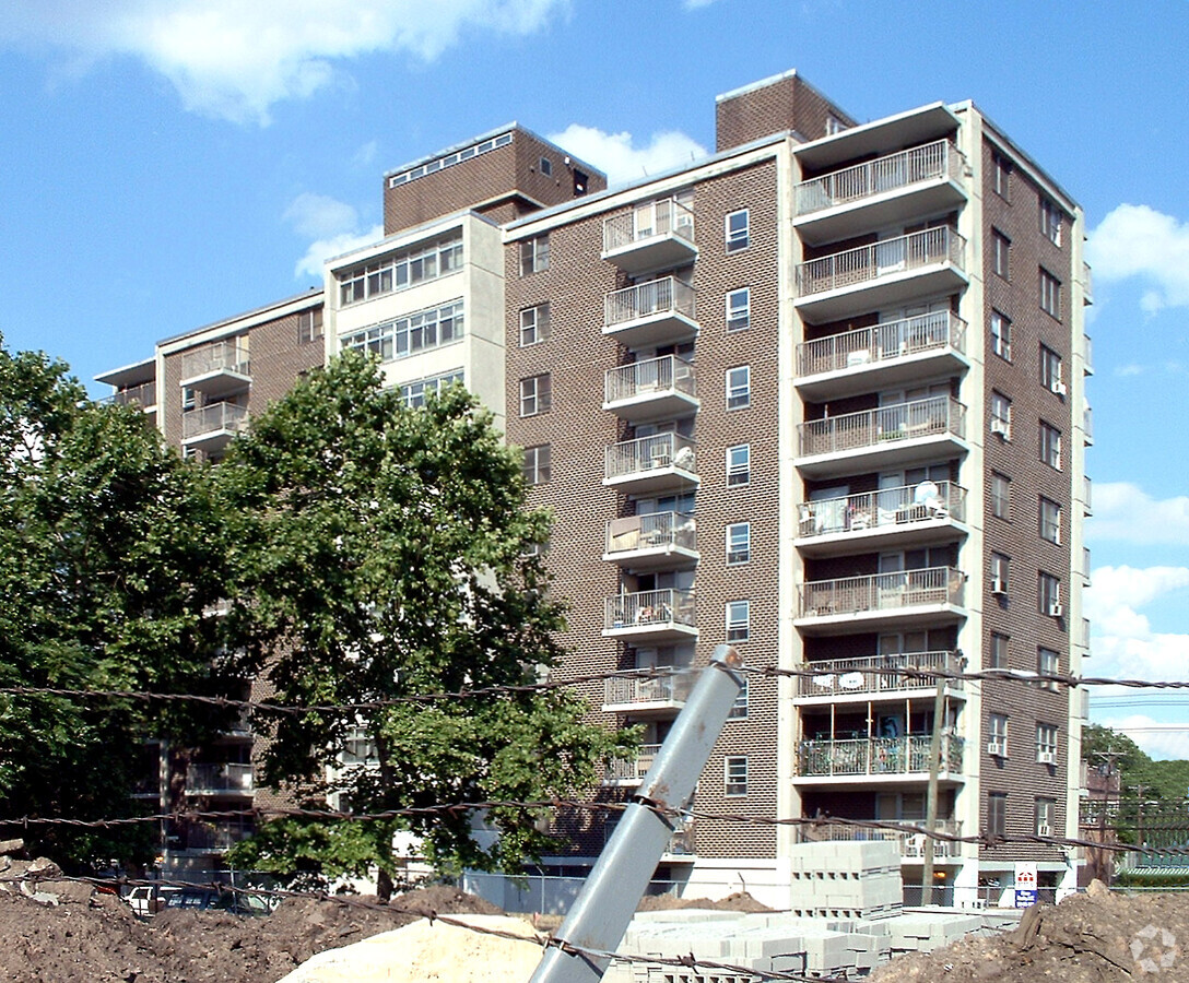 View from the southwest - Stephen Crane Elderly Apartments