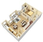 1BR/1BA