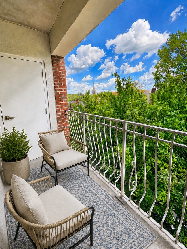 Attached private balcony - The Emerson
