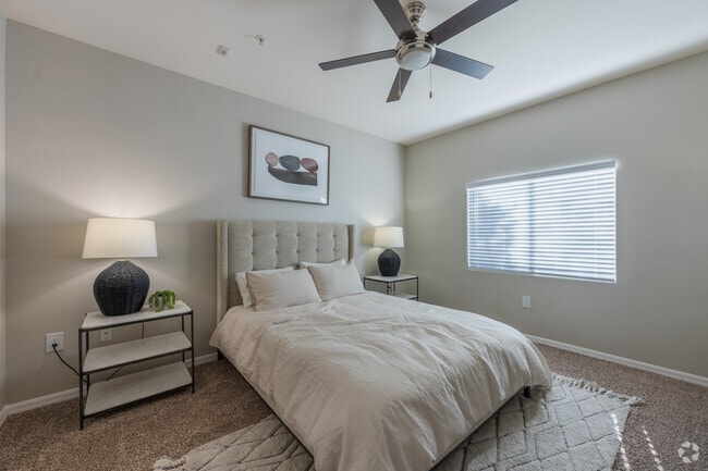 2BR, 2BA - 1197SF - Primary Bedroom - South Blvd