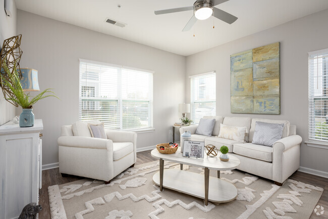 2BR, 2BA - 1126SF - Living Room