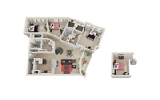 Villas on Guadalupe C1 Loft Floor Plan