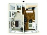 1BR/1BA