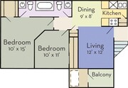 Horizon floor plan Lake Pointe