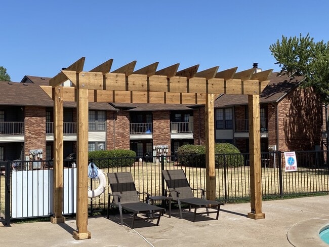 pergola at pool