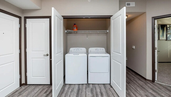 Each 11Fifty on Olson apartment include a full size washer and dryer in the unit.