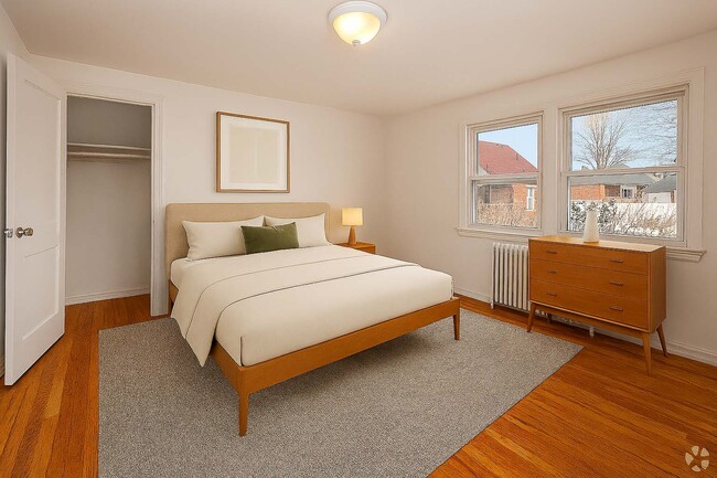 1BR, 1BA - Bedroom - Virtually Staged - Jefferson Gardens