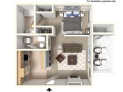 studio floorplan