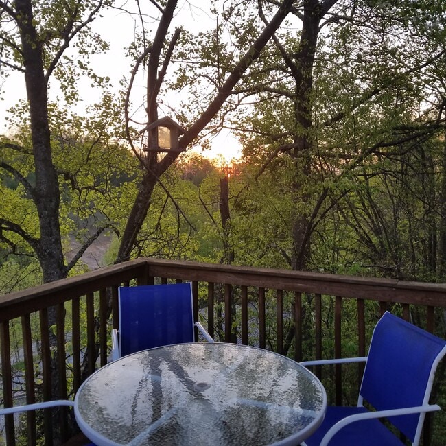 Wonderful views from the wrap-around deck. - 221 Long St Unit Downstairs Bedroom