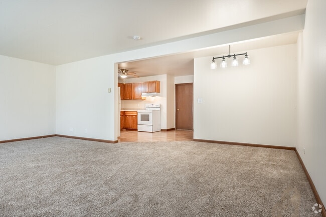2BR, 1BA - 930SF - Living Room