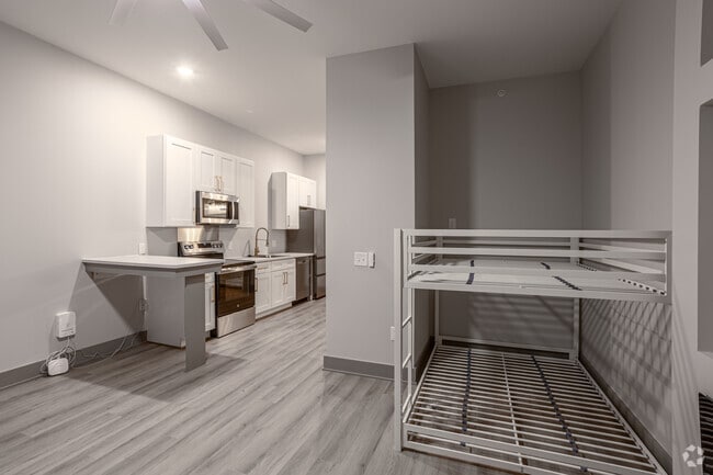 Studio - 500SF - Living Area - Apartments on Main