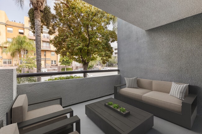 Private balcony