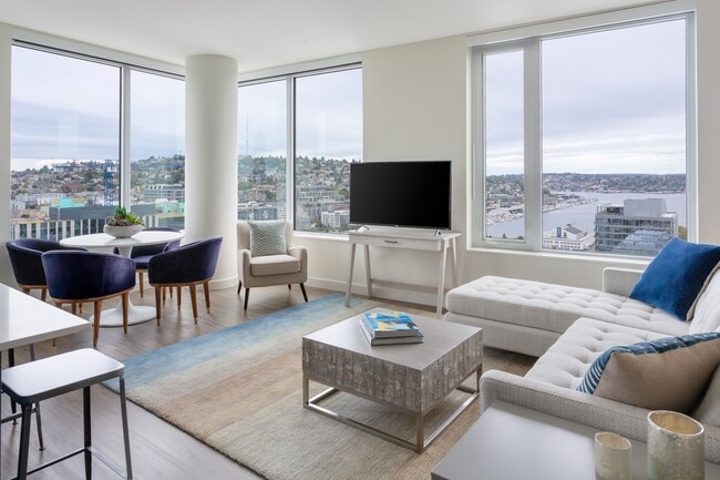 Ascent South Lake Union Living Room - Ascent South Lake Union Apartments