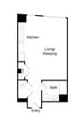 Serenity - S14 - 1 Beds - 1 Baths - 551 Sq. ft.
