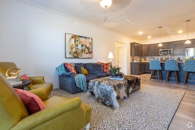 2BR, 2BA - 1,193 SF - Living Room - The Artisan