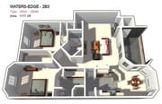 Two Bed / Two Bath