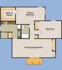 2BR/1BA