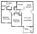 2HAB/1BA