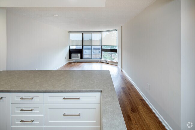 2 Bdrm 1 Bath Var. A (Open Concept) - Living Area - Prince William Apartments