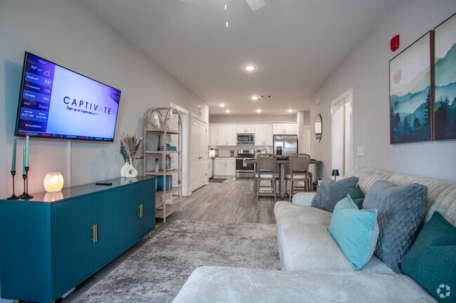 2BR, 2BA - 1,087SF - Living Area